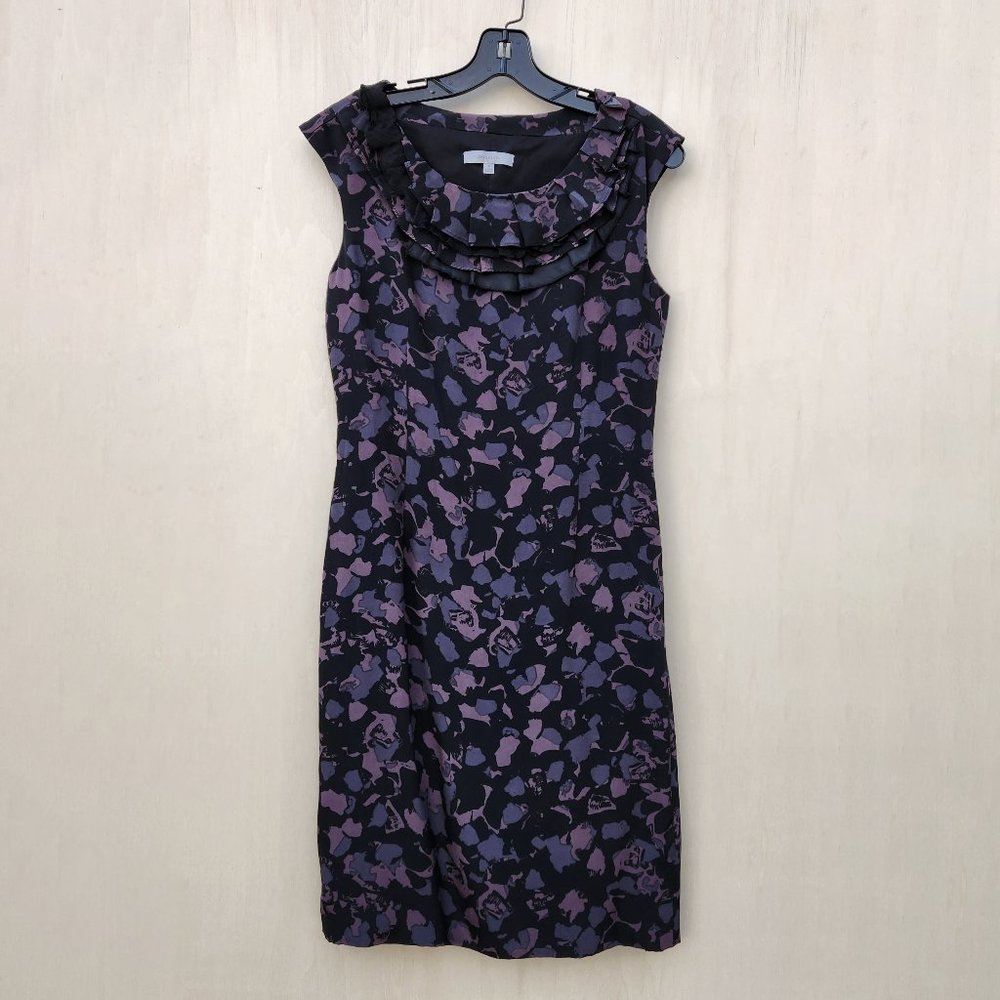 Classiques Entier Sleeveless Silk Floral Dress - Size 8